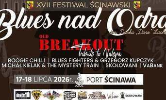 Blues nad Odrą plakat z nazwami zespołów 