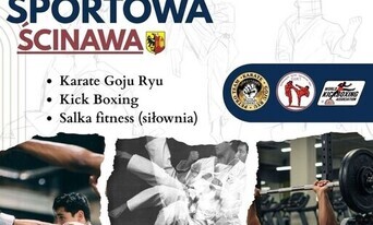 plakat z napisem sportowa sobota i sztukii walki