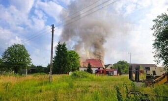 Pożar domu 