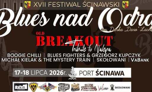 Blues nad Odrą plakat z nazwami zespołów 