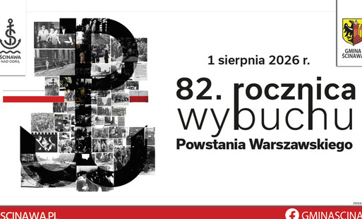 plakat informujący o 82. rocznicy wybuchu powstania warszawskiego