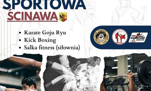 plakat z napisem sportowa sobota i sztukii walki