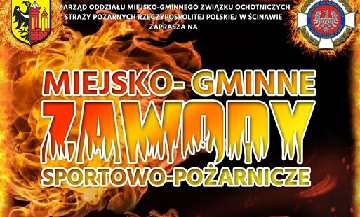 plakat z płomieniami 