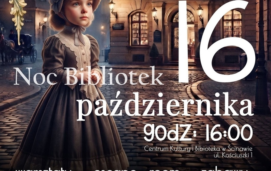 Noc Bibliotek w Centrum Kultury i Biblioteki w Ścinawie