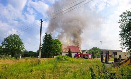 Pożar domu 