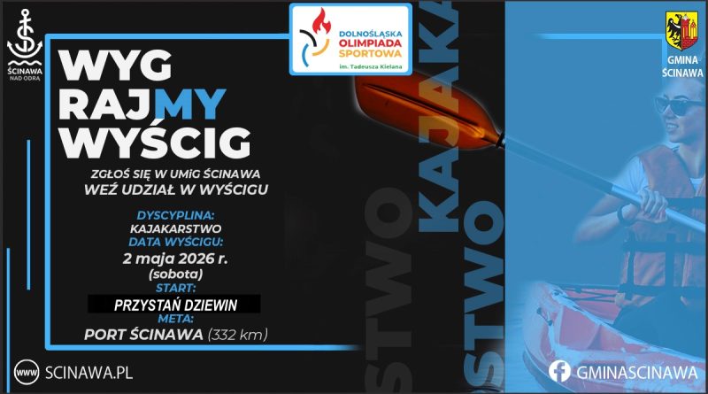 Ścinawa na olimpiadzie – było wędkarstwo teraz kajaki!